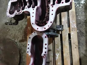 Multistage pump split casing during inspection and refurbishment