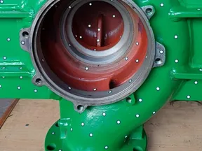 Pump equipment under mechanical inspection
