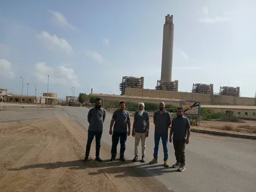 TechLink team on site at a power plant